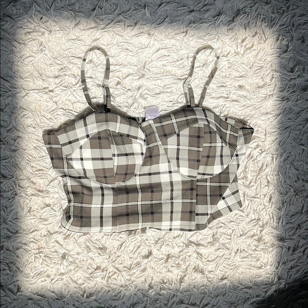 Plaid Crop Top